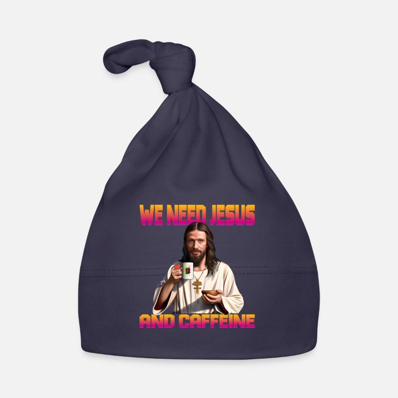 Coffee and Jesus Organic Baby Cap