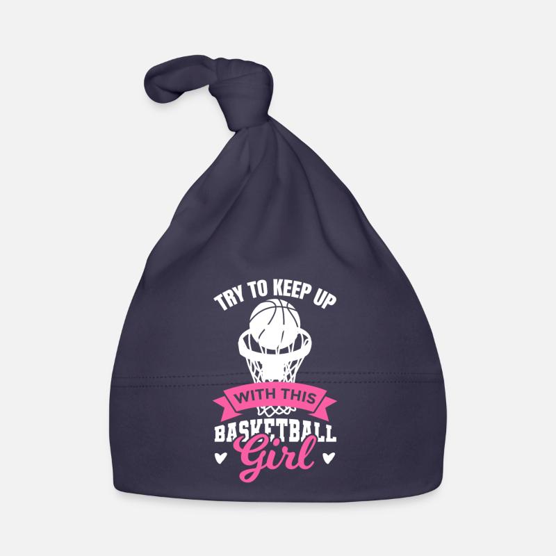 Basketball Mädchen Baby Bio-Mütze