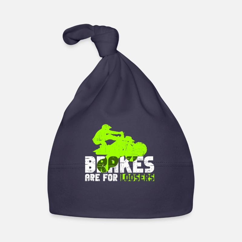 Quad - Bonnet bio Bébé - marine