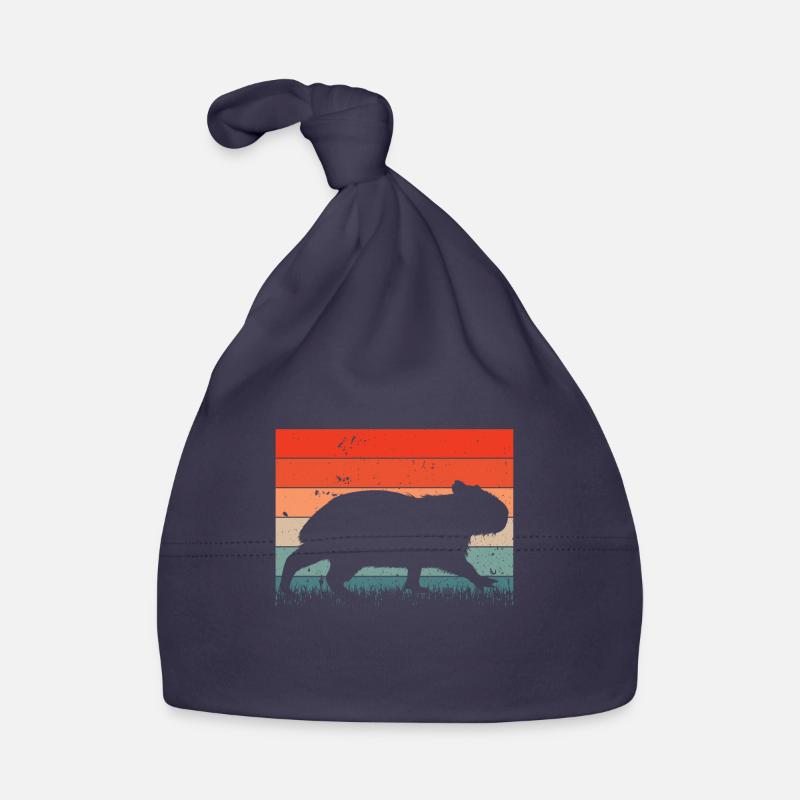 Capybara Tier Nagetier Capibara Baby Bio-Mütze