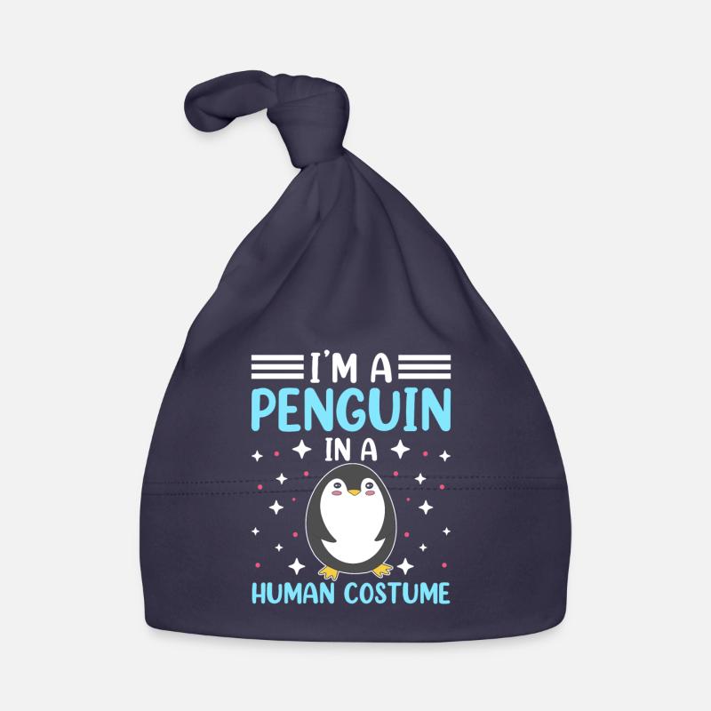 Ich Bin Ein Pinguin In Einem Menschlichen Kostüm Baby Bio-Mütze