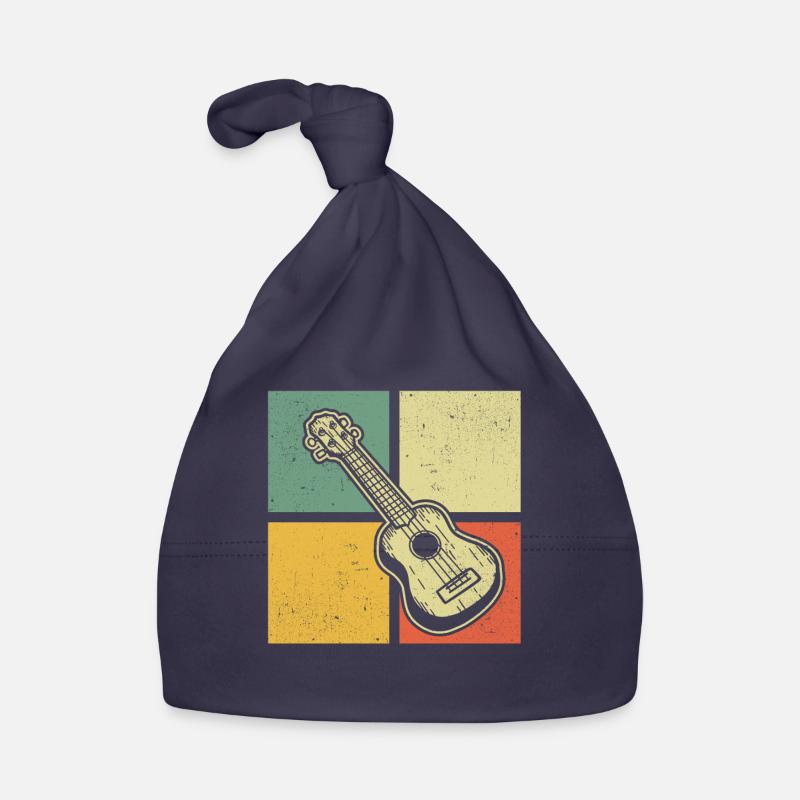 Ukulele Ukulele Player Ukulelist Organic Baby Cap
