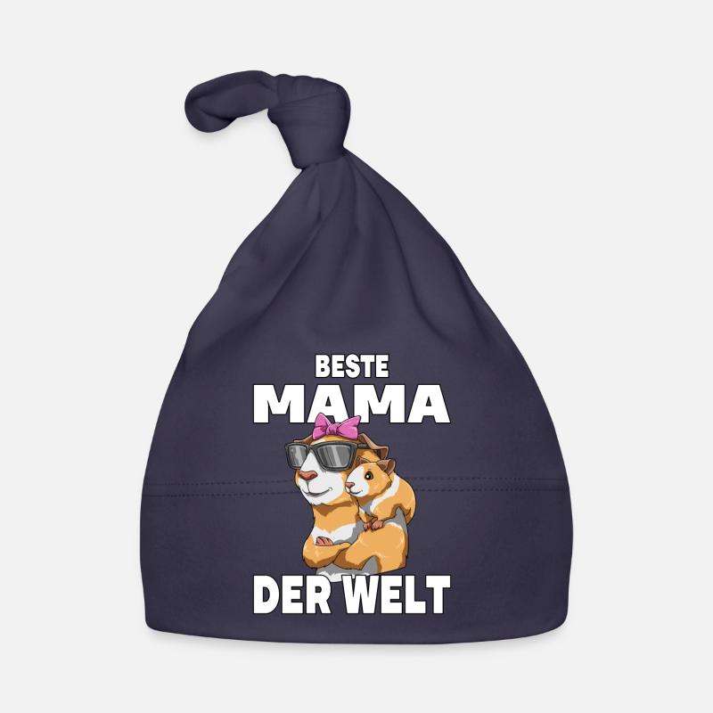 Beste Mama der Welt Muttertag Mutter - Baby Bio-Mütze - Navy