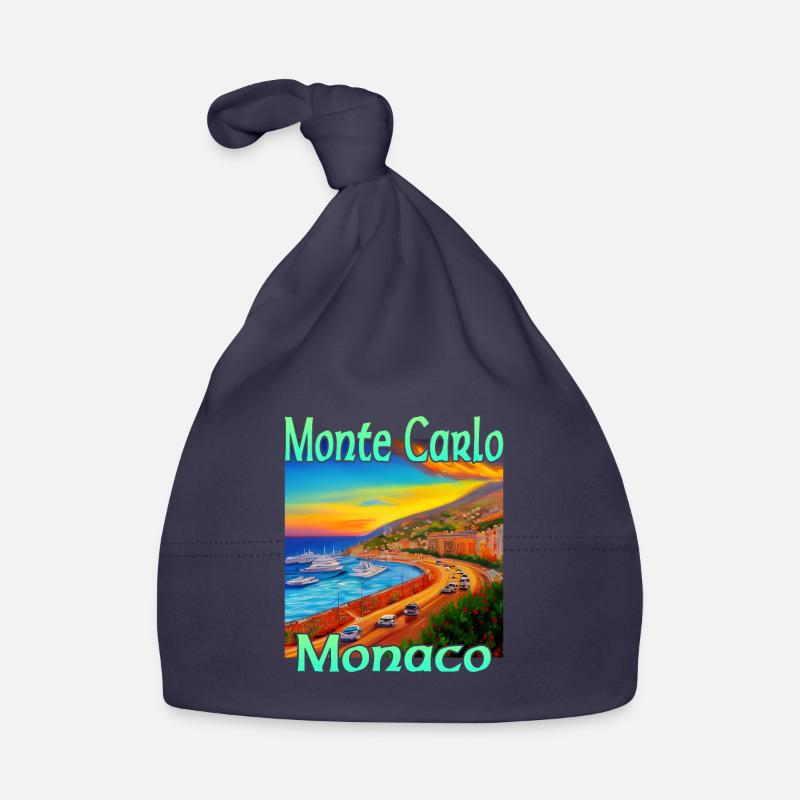 Monte Carlo Sunset à Monaco Bonnet bio Bébé