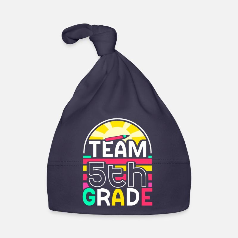 Team 5 Class School Fifth Grader Fifth Organic Baby Cap
