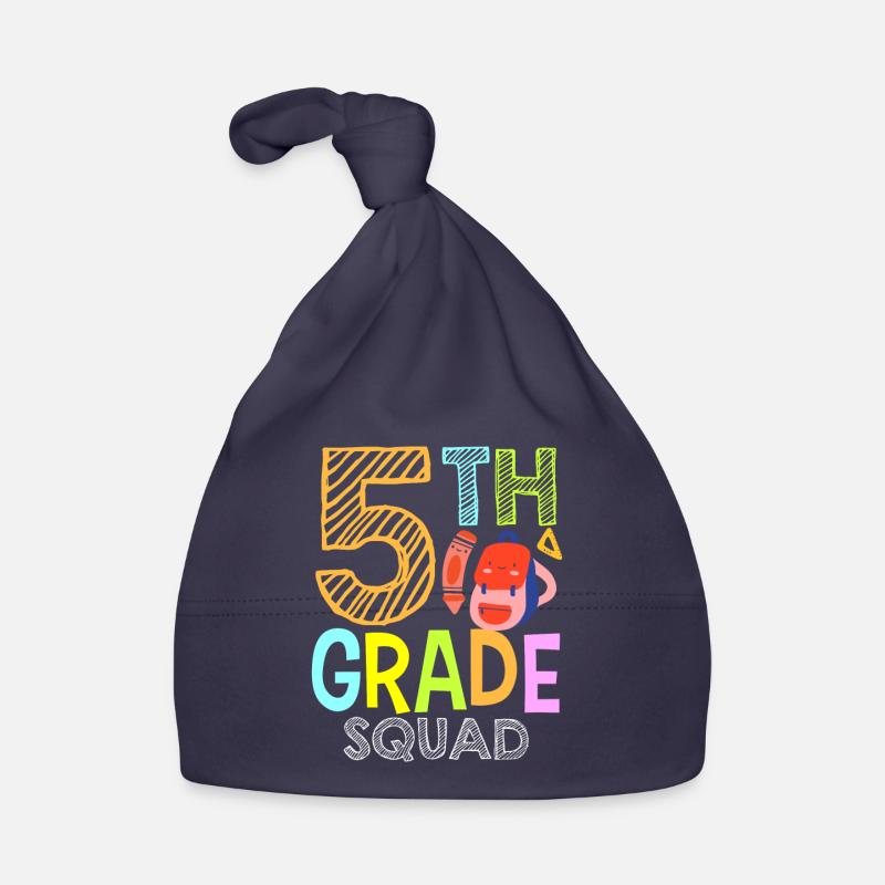 5 Class Team Fifth Grade School Organic Baby Cap