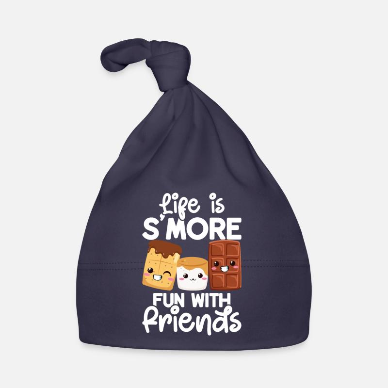 Marshmallow S'more Baby Bio-Mütze