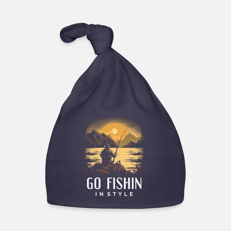 Go Fishin in Style Organic Baby Cap
