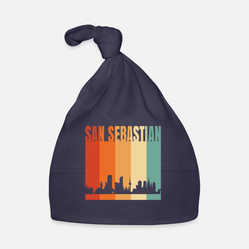 Saint-Sébastien - Bonnet bio Bébé - marine
