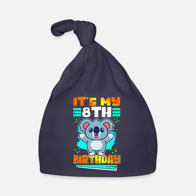8. Geburtstag 8 Jahre alt Geschenkidee Geschenk Baby Bio-Mütze