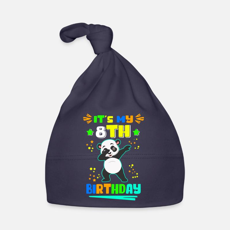 8. Geburtstag 8 Jahre alt | Geschenkidee Geschenk Baby Bio-Mütze