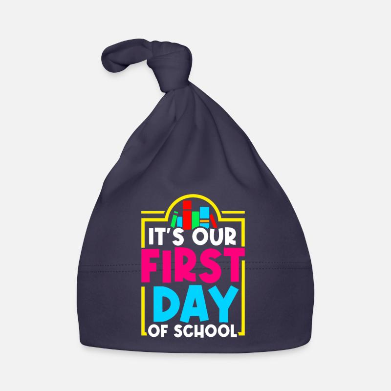 C’est notre premier jour d’école Retour à l’école Bonnet bio Bébé