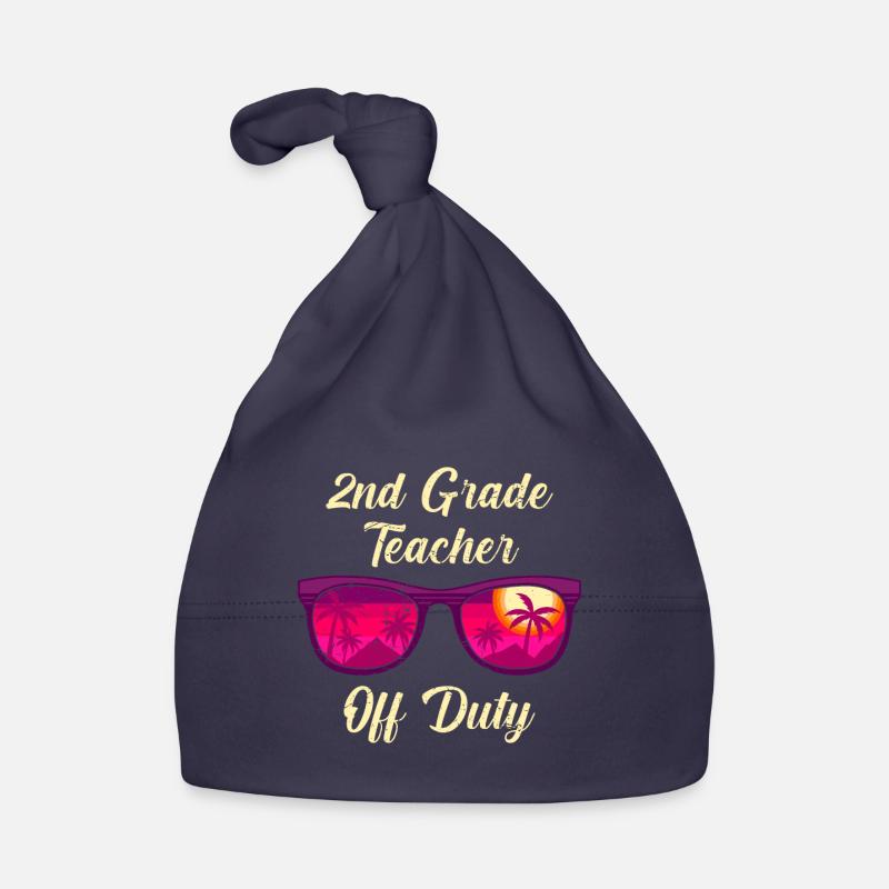 Second Class Class Class Teacher off duty Holiday Teacher Organic Baby Cap
