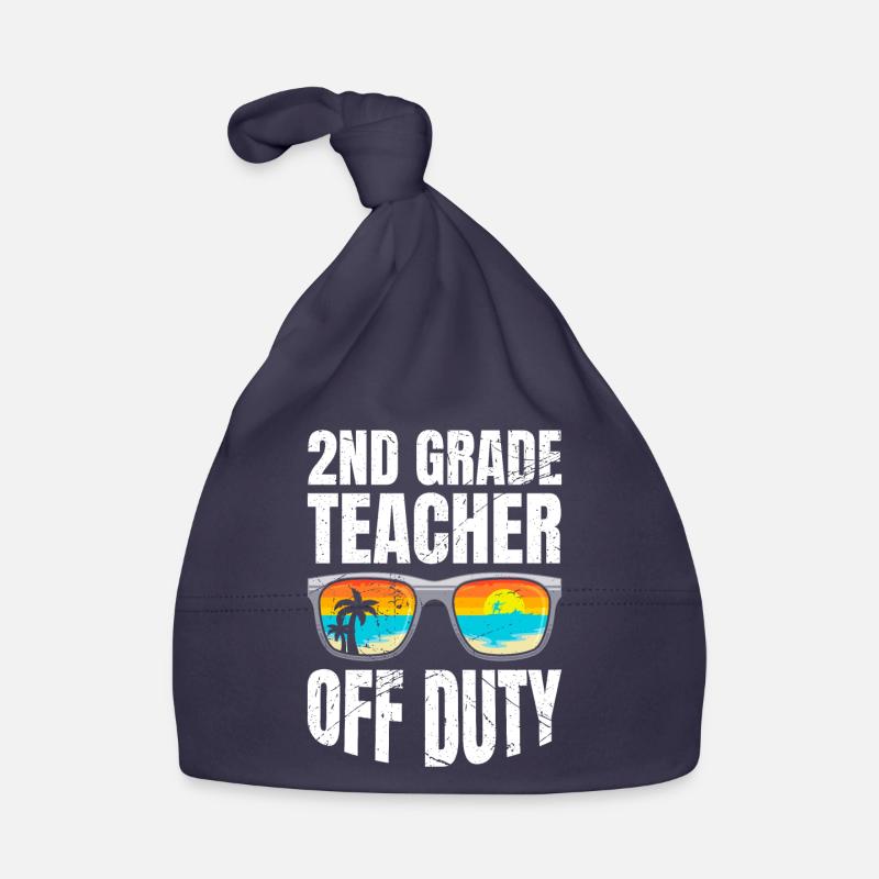 Second Class Class Class Teacher off duty Holiday Teacher Organic Baby Cap