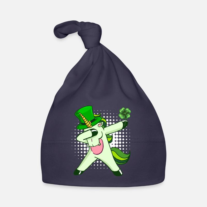 Dabbing Licorne Clover Saint-Patrick Bonnet bio Bébé