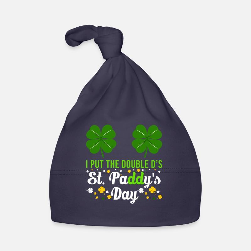 J’ai mis le double D à St. Paddys Day Bonnet bio Bébé