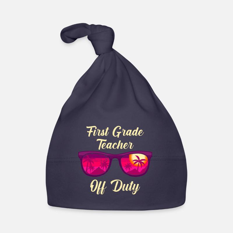 Professeur de classe de première classe en congé Professeur de vacances Bonnet bio Bébé