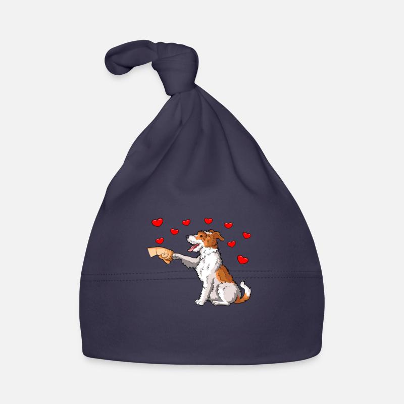 Wirehaired Fox Terrier Dog Organic Baby Cap