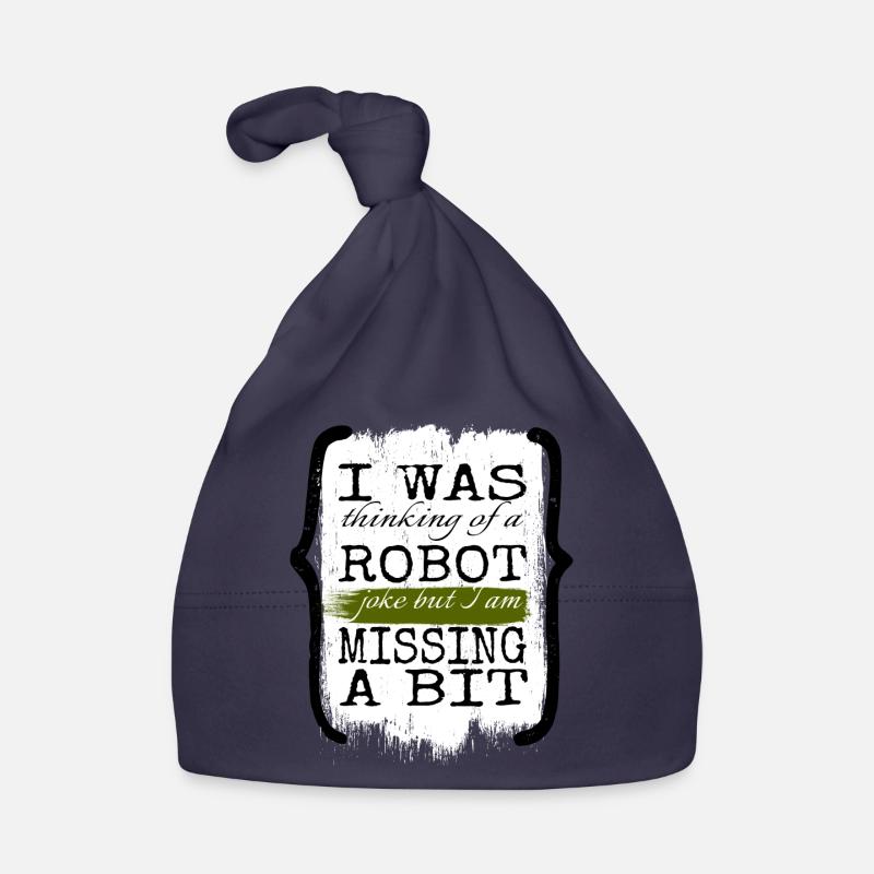 Automatic Christmas Tree Funny Robotics Tshirt Organic Baby Cap