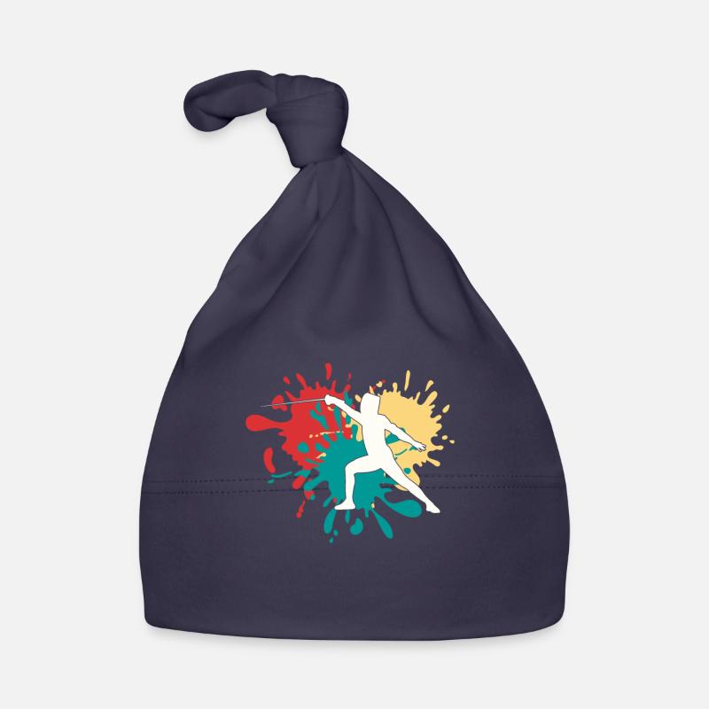 Escrime - Bonnet bio Bébé - marine