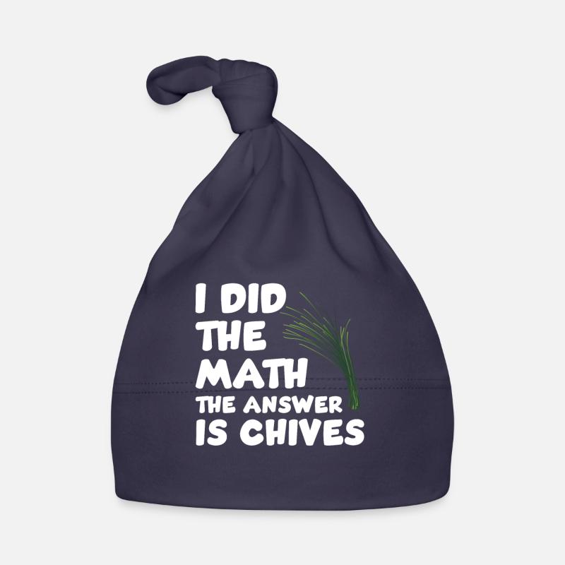 Chives lovers proverb Organic Baby Cap