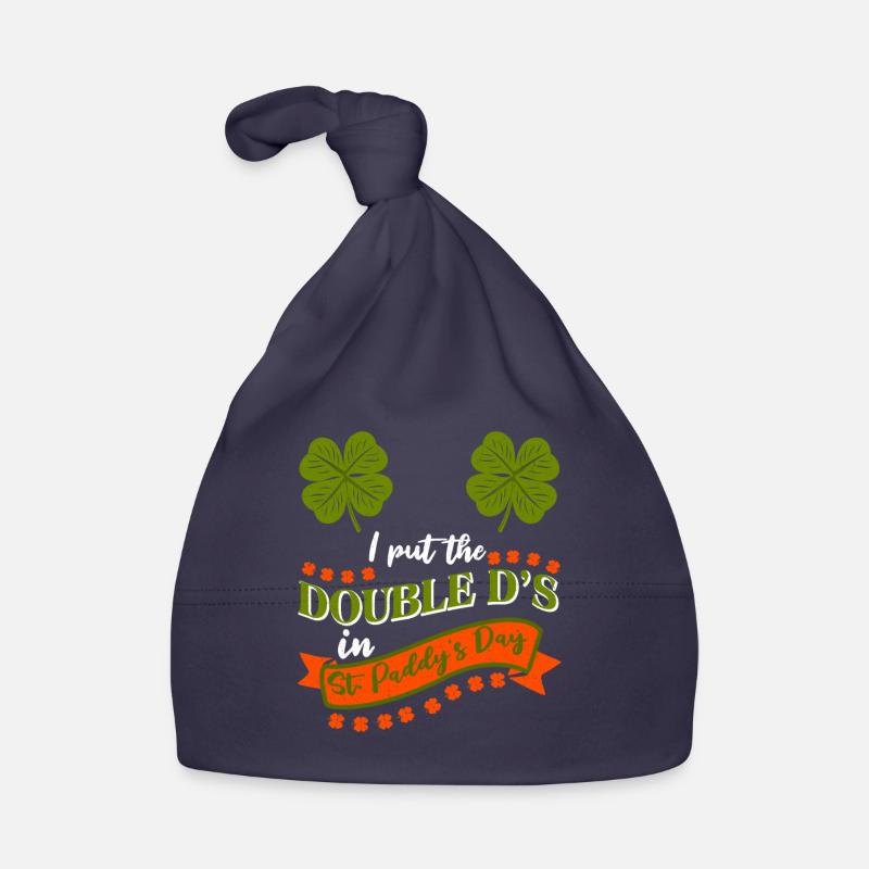 J’ai mis le double D à St. Paddys Day Bonnet bio Bébé