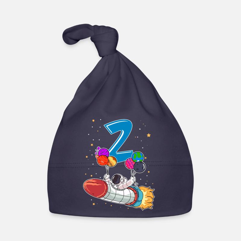 Astronaute 1 an Space Rocket 2e anniversaire Bonnet bio Bébé