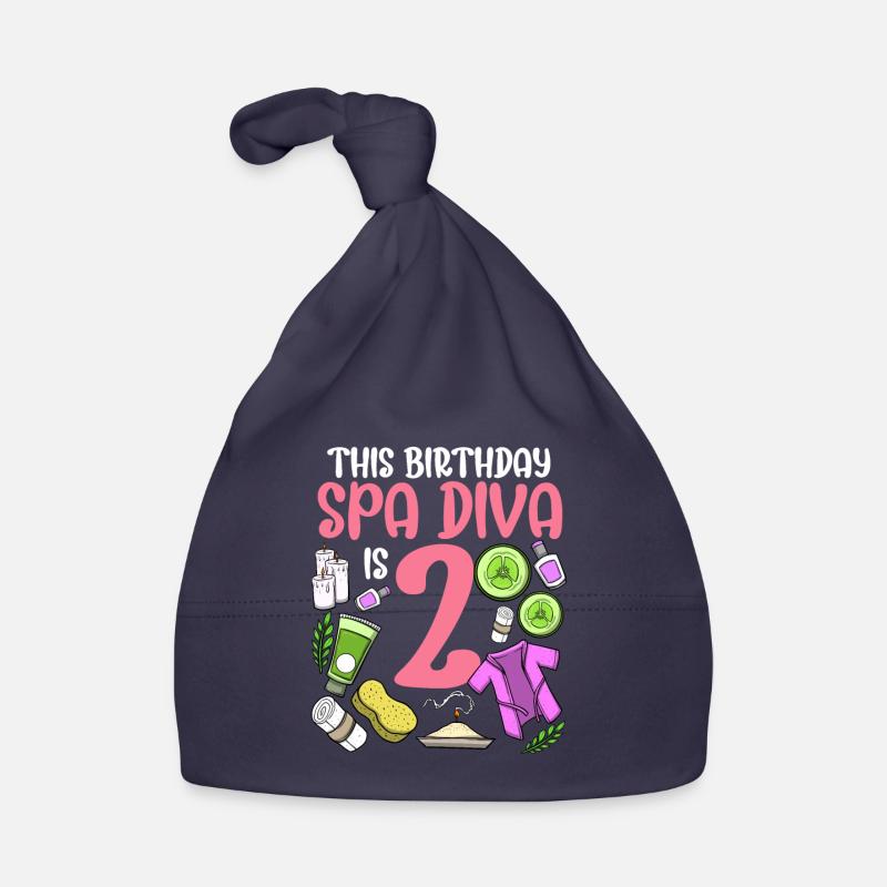 Spa Geburtstag für Mädchen 2. Spa Geburtstagsfeier Baby Bio-Mütze