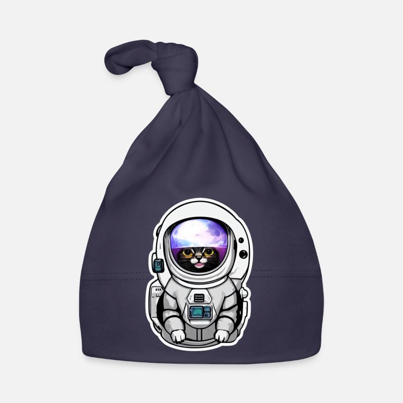 chat astronaute dans l espace Bonnet bio Bébé