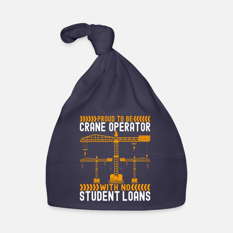 Crane operator Crane driver Organic Baby Cap