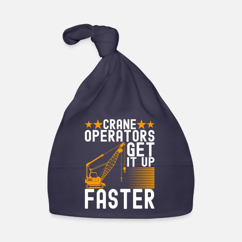 Crane operator Crane driver Organic Baby Cap