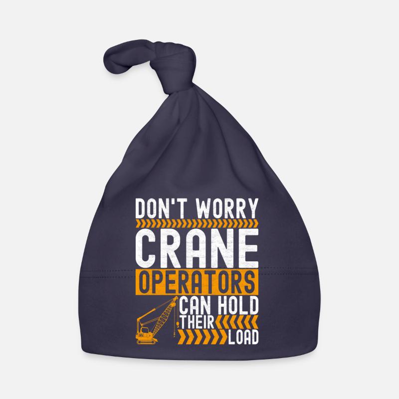 Crane operator Crane driver Organic Baby Cap