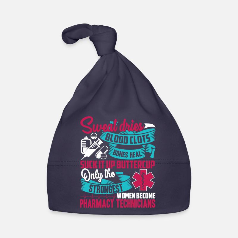 Pharmacy Technician Women Pharmacy Technician Organic Baby Cap