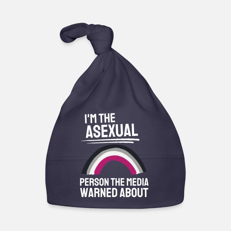 Ace Pride Asexual Rainbow Gift LGBT Bonnet bio Bébé