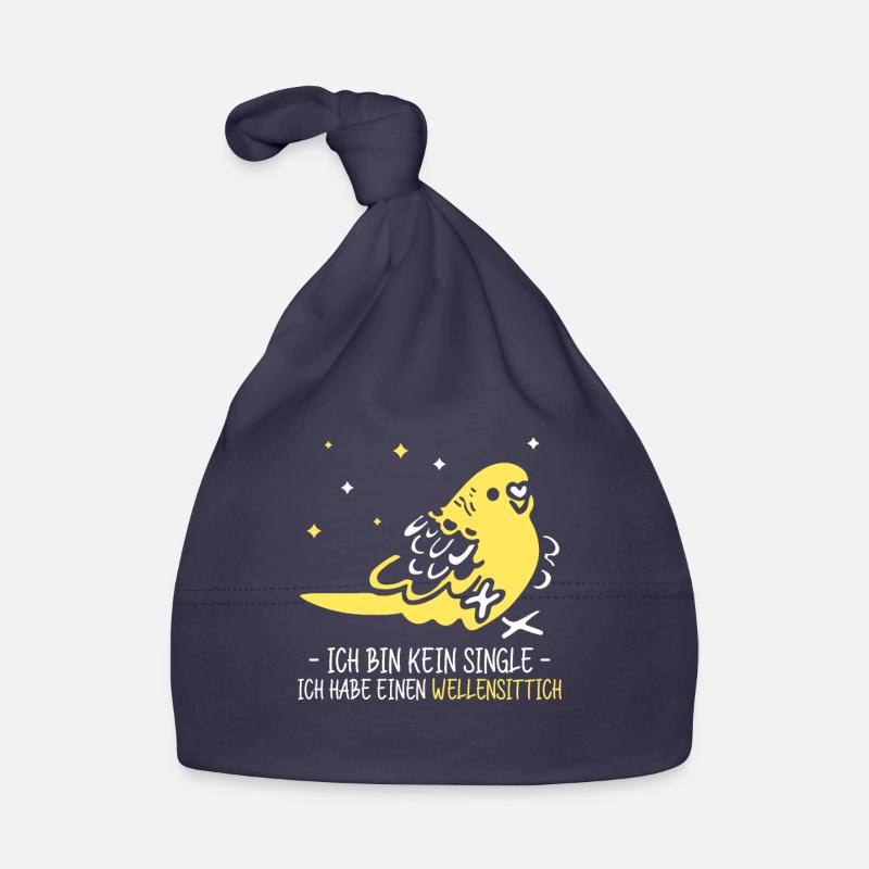 Ich bin kein Single Ich habe einen Wellensittich Baby Bio-Mütze