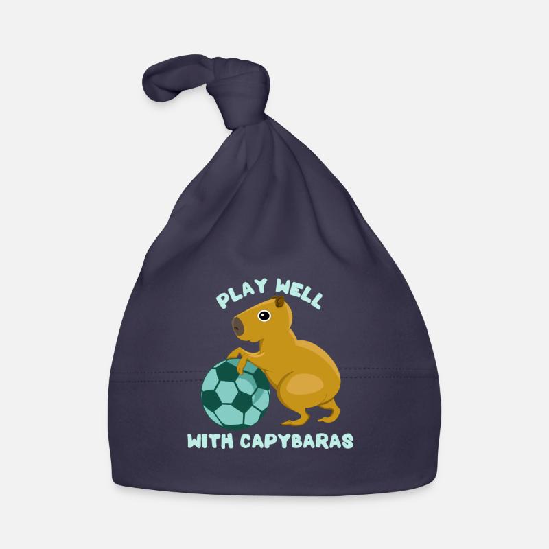 Capybara Flüsterer Baby Bio-Mütze