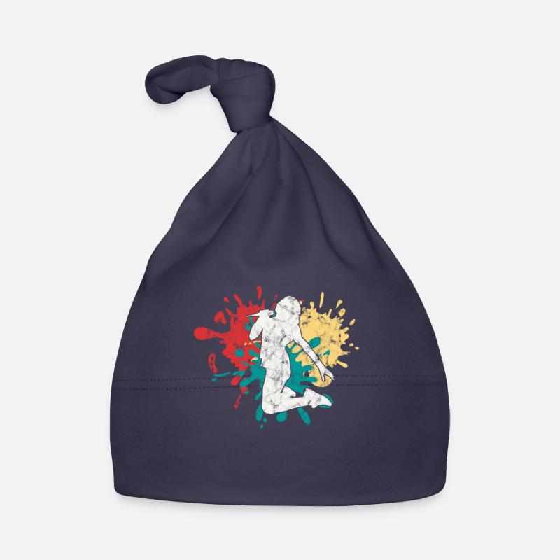 Singing Singer Silhouette Organic Baby Cap