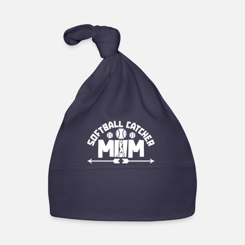 Softball Mutter Softball Catcher Mom Baby Bio-Mütze