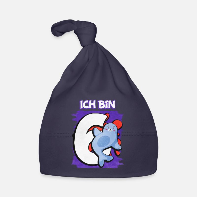 Ich Bin 6 Robbe Baby Bio-Mütze