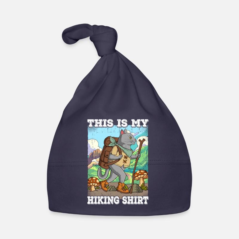 This Is My Hiking Wandern Organic Baby Cap