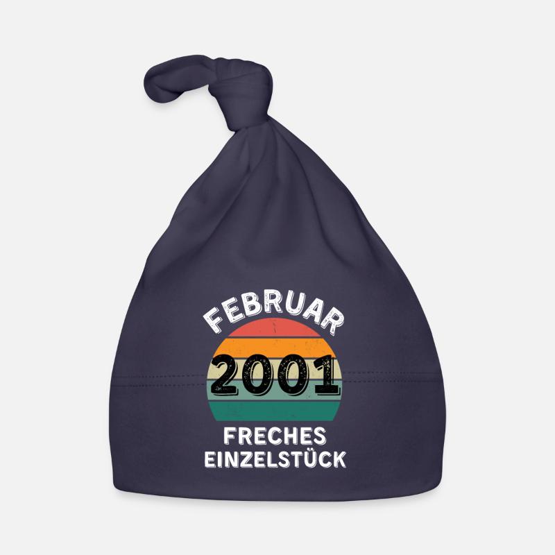 Februar 2001 Freches Einzelstück Baby Bio-Mütze