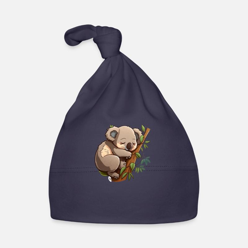 Koala ours Koala endormi. Idéal pour dormir. Bonnet bio Bébé
