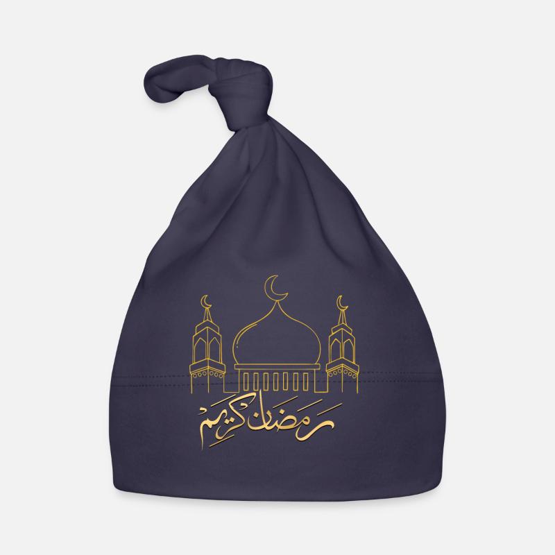 RAMADAN KARIM - Bonnet bio Bébé - marine
