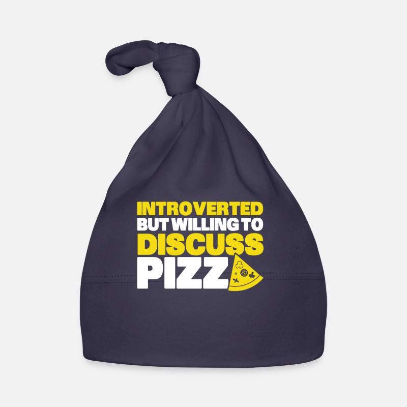 Introverted Gift Sarcastic Introverted - Organic Baby Cap - navy