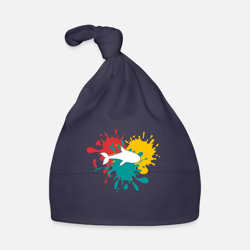 Dolphin Organic Baby Cap