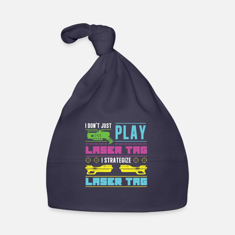 Laser Tag Ich spiele nicht einfach, ich plane ein Baby Bio-Mütze