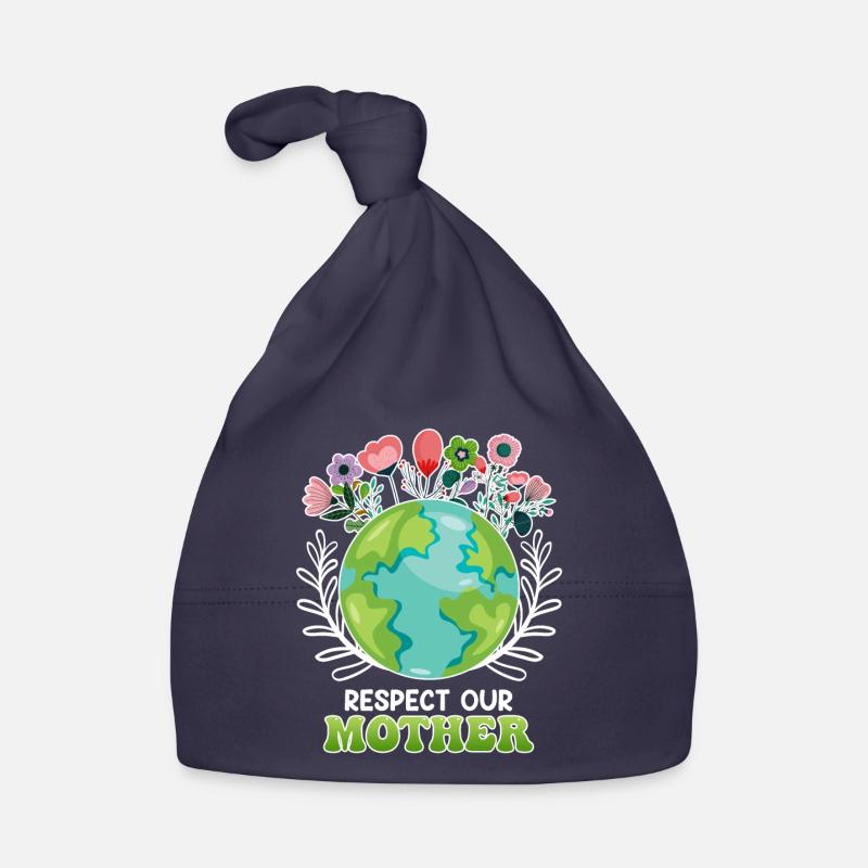 Save the Earth Environnementalistes Terre Mère Bonnet bio Bébé