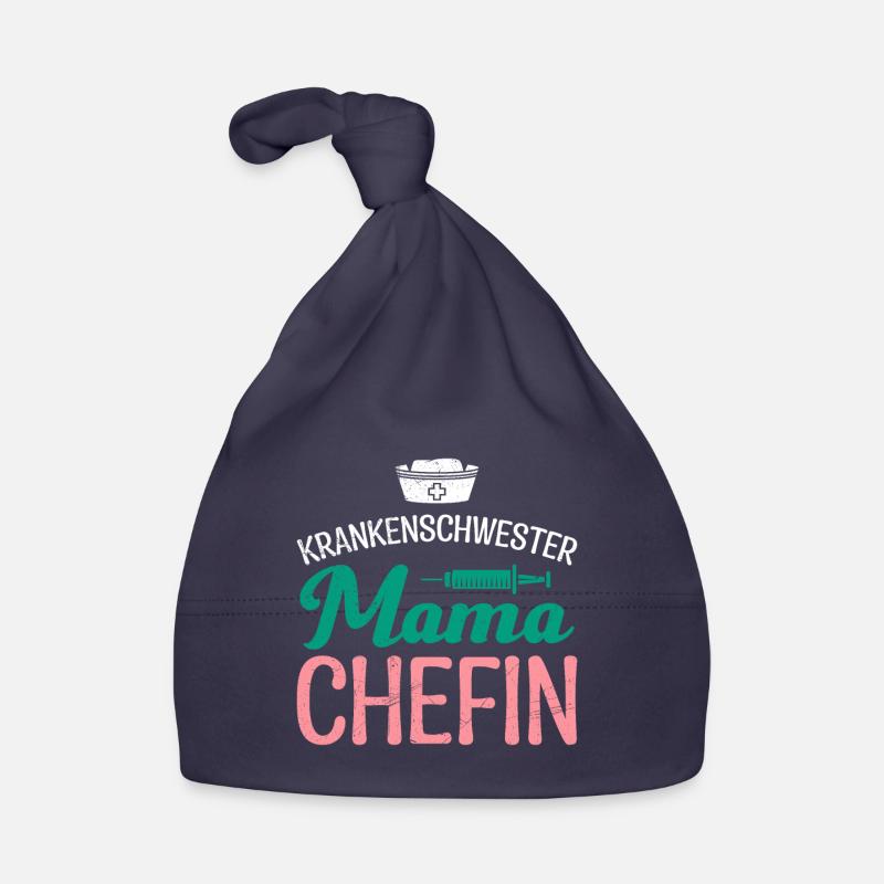 Mama Chefin Muttertag Mama Boss Supervisor Baby Bio-Mütze