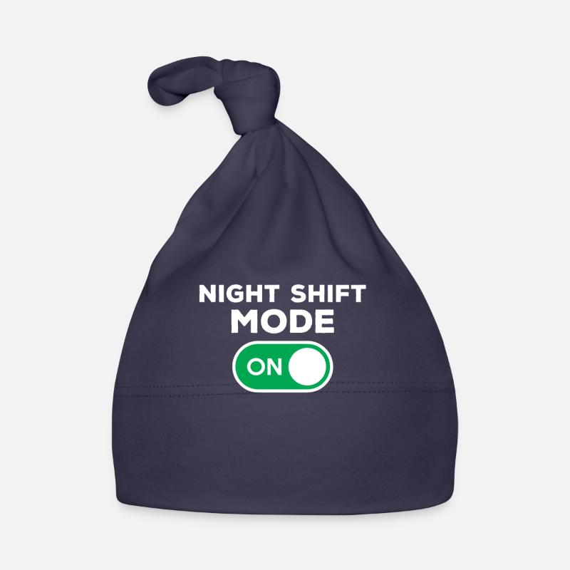Night Shift Mode On Organic Baby Cap