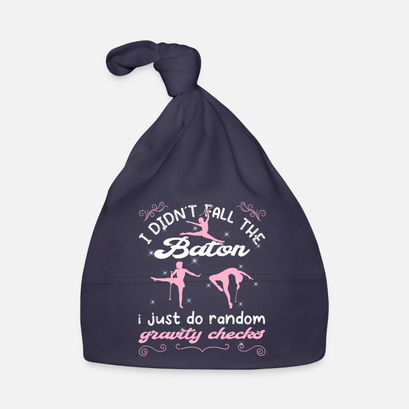 Gymnastics Dance Baton Whirling Gymnastics Organic Baby Cap